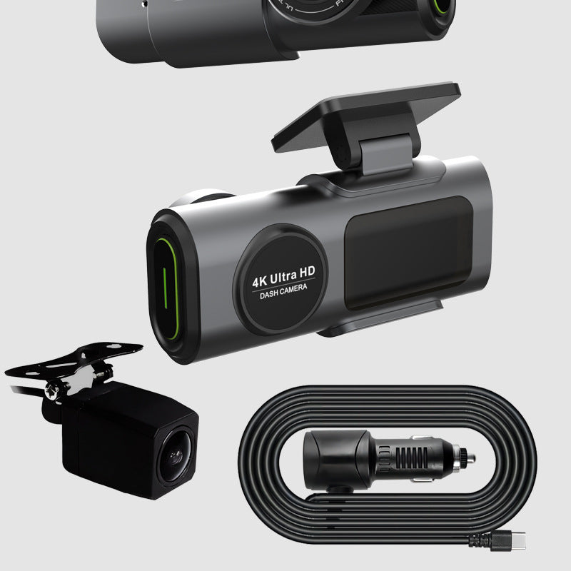 4K Dual Dash Cam with WiFi and GPS